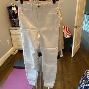 River Island white jeans